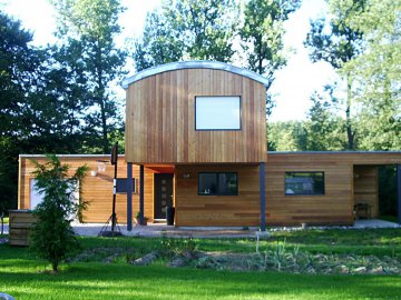 Maison moderne tout bois