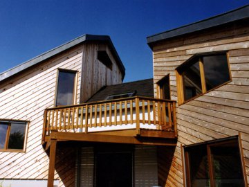 Maison en double carré