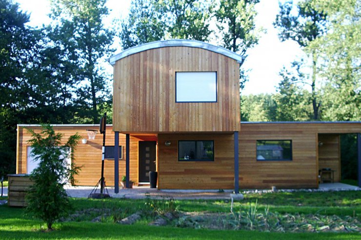 Maison moderne tout bois