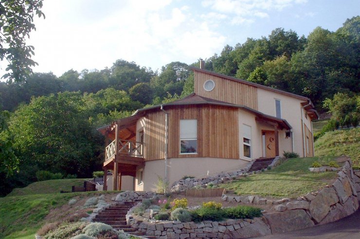 Maison moderne, bardage & ossature bois