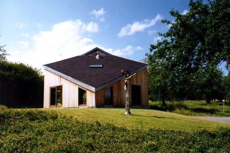 Maison en double carré